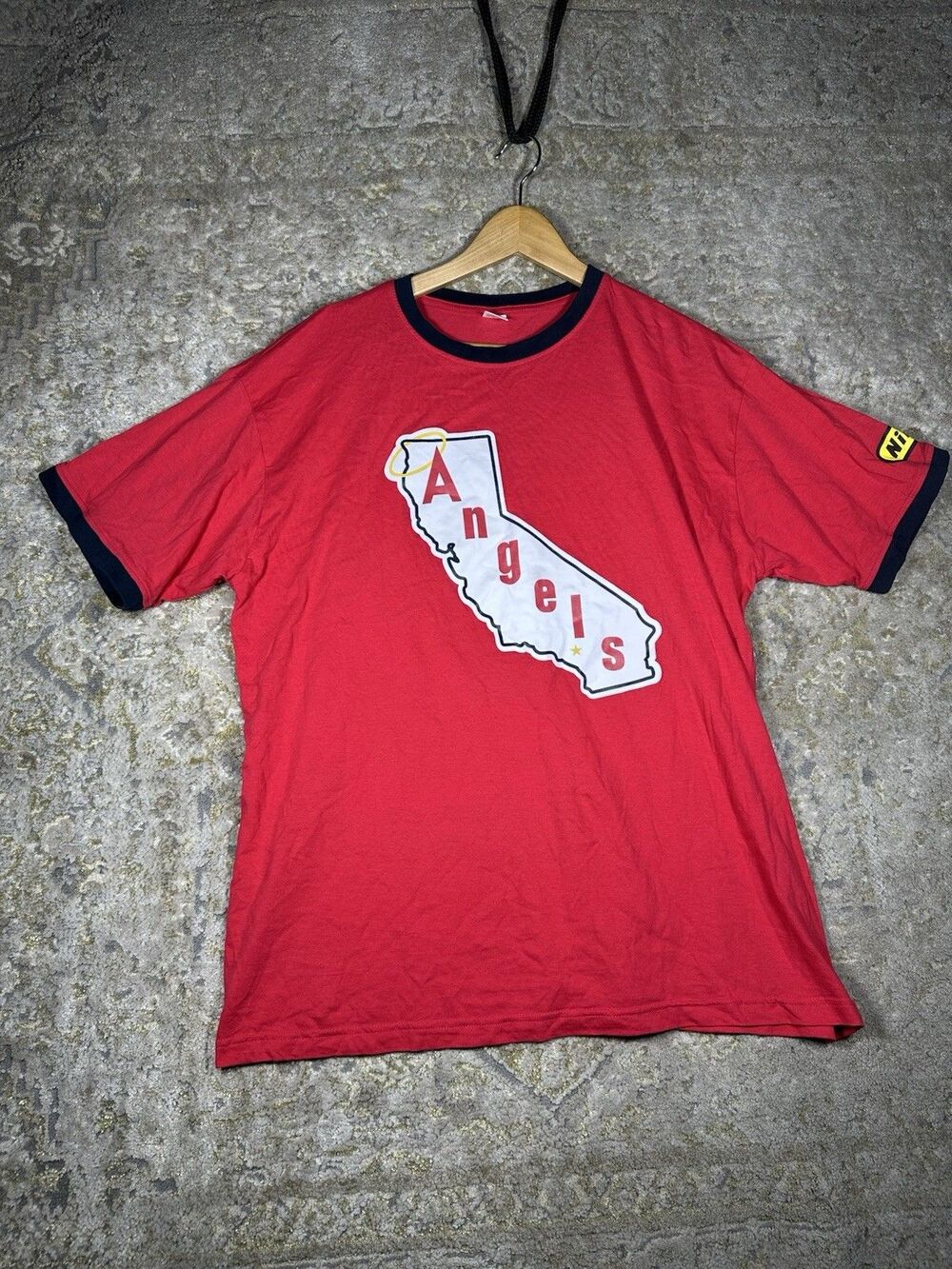 Shohei Ohtani #17 LA Angels Vintage Style Ringer T-Shirt XL Stadium Giveaway SGA